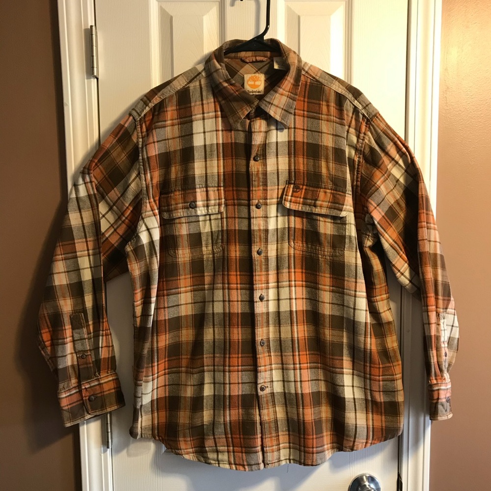 💜  Timberland Flannel shirt